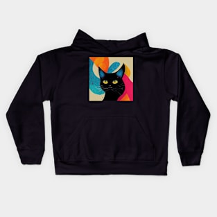 Abstract Cat Kids Hoodie